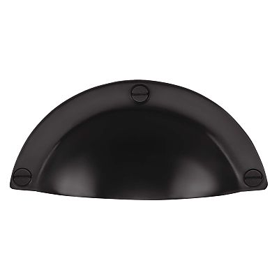 Ashley Norton Solid Brass Front Mounted 3-3/4" (96mm) Cabinet Bin Pull