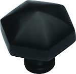 Ashley Norton Solid Brass Classix Hex 1-1/4" (32mm) Cabinet Knob