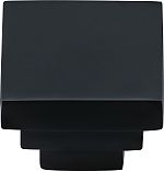 Ashley Norton Solid Brass Square Step 1-1/4" (32mm) Cabinet Knob