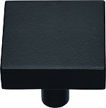 Ashley Norton Solid Brass Modern Square 1-1/4" (32mm) Cabinet Knob