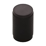 Ashley Norton Solid Brass Knurled Stick 13/16" (21mm) Cabinet Knob