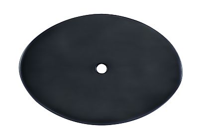 Ashley Norton Solid Brass Oval 2-1/2" (64mm) x 1-1/2" (38mm) Cabinet Knob Backpate