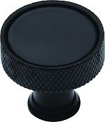 Ashley Norton Solid Brass Lisbon Knurled 1-1/4" (32mm) Cabinet Knob