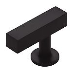 Ashley Norton Solid Brass Square Profile 1-5/8" (41mm) T-Bar Cabinet Knob