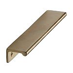 Ashley Norton Solid Bronze Front Mounted Lip 1-1/2" (38mm) Cabinet Finger Edge Pull