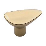 Ashley Norton Solid Bronze Organic Oblong 2" (51mm) x 1-1/8" (29mm) Cabinet Knob