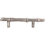 Atlas Homewares  3" (76mm) Center-to-Center Bamboo Cabinet Pull (Pewter)