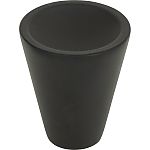 Atlas Homewares  1" (25mm) Dap Cone Cabinet Knob (Black)