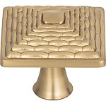 Atlas Homewares Mandalay 1-1/4" (32mm) Square Cabinet Knob (Champagne)