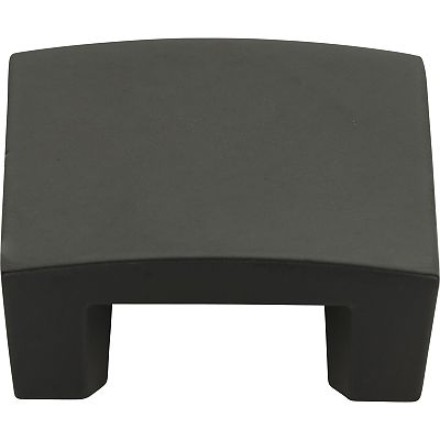 Atlas Homewares Centinel 1-1/4" (32mm) Center-to-Center Solid Cabinet Knob (Black)