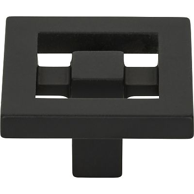 Atlas Homewares Nobu 1-3/8" (35mm) Cabinet Knob (Black)