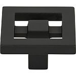 Atlas Homewares Nobu 1-3/8" (35mm) Cabinet Knob (Black)