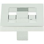 Atlas Homewares Nobu 1-3/8" (35mm) Cabinet Knob (Polished Chrome)