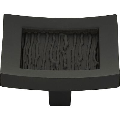 Atlas Homewares Primitive 1-1/2" (38mm) Cabinet Knob (Black)