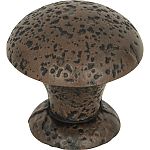 Atlas Homewares Olde World 1-3/8" (35mm) Large Cabinet Knob (Rust)