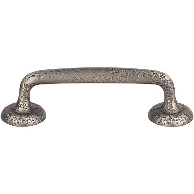 Atlas Homewares Olde World 3" (76mm) Center-to-Center Small Cabinet Pull (Pewter)