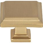 Atlas Homewares Sutton Place 1-1/4" (32mm) Square Cabinet Knob (Champagne)