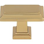 Atlas Homewares Sutton Place 1-1/2" (38mm) Rectangle Cabinet Knob (Champagne)