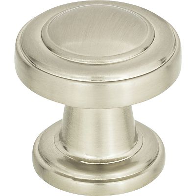 Atlas Homewares Bronte 1-1/8" (29mm) Cabinet Knob (Brushed Nickel)