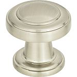 Atlas Homewares Bronte 1-1/8" (29mm) Cabinet Knob (Brushed Nickel)