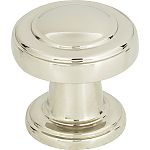 Atlas Homewares Bronte 1-1/8" (29mm) Cabinet Knob (Polished Nickel)
