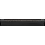 Atlas Homewares Crystal Pavé 3-3/4" (96mm) Center-to-Center Thin Bar Pull (Matte Black/Crystal)