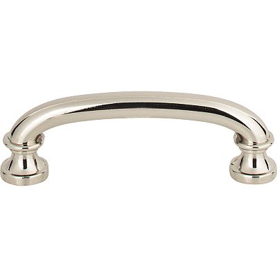 Atlas Homewares Legacy Shelley 3" (76mm) Center-to-Center Cabinet Pull (Polished Nickel)