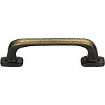 Atlas Homewares Legacy Distressed 3" (76mm) Center-to-Center Cabinet Pull (Antique Bronze)