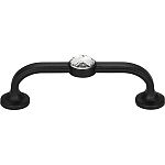 Atlas Homewares Legacy Crystal Bracelet 3" (76mm) Center-to-Center Cabinet Pull (Black)