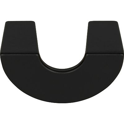 Atlas Homewares Roundabout 1-5/16" (33mm) Center-to-Center Small Cabinet Pull (Black)