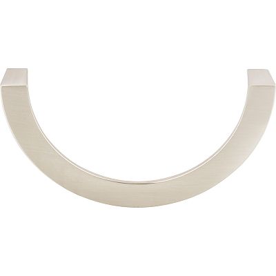 Atlas Homewares Roundabout Half Round 5" (128mm) Center-to-Center Large Cabinet Pull (Brushed Nickel)