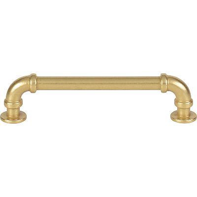 Atlas Homewares Steam Punk 5" (128mm) Center-to-Center Cabinet Pull (Vintage Brass)