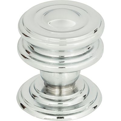 Atlas Homewares Campaign 1-1/4" (32mm) Cabinet Knob (Polished Chrome)