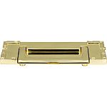 Atlas Homewares Campaign 3" (76mm) Center-to-Center Bracket Bail Pull (Polished Brass)