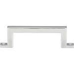 Atlas Homewares Campaign 3" (76mm) Center-to-Center Cabinet Pull (Polished Chrome)