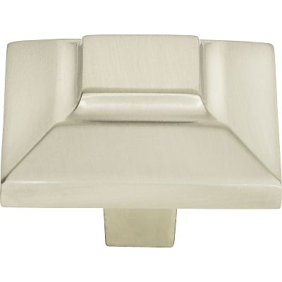 Atlas Homewares Trocadero 1-1/2" (38mm) Large Beveled Cabinet Knob (Brushed Nickel)