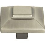 Atlas Homewares Trocadero 1-1/2" (38mm) Large Beveled Cabinet Knob (Pewter)