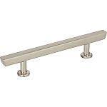 Atlas Homewares Conga 3-3/4" (96mm) Center-to-Center Cabinet Bar Pull (Brushed Nickel)