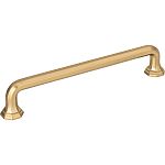 Atlas Homewares Elizabeth 6-5/16" (160mm) Center-to-Center Cabinet Pull (Warm Brass)