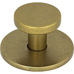 Atlas Homewares Dot 1-1/4" (32mm) Cabinet Knob (Vintage Brass)