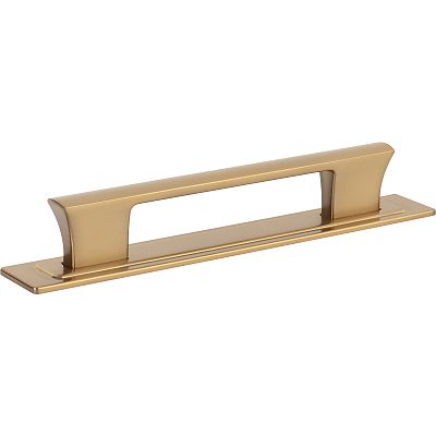 Atlas Homewares 5-1/16" (129mm) Center-to-Center Zander Cabinet Pull and Backplate