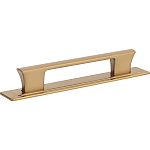 Atlas Homewares 5-1/16" (129mm) Center-to-Center Zander Cabinet Pull and Backplate