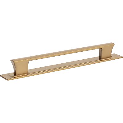 Atlas Homewares 7-9/16" (192mm) Center-to-Center Zander Cabinet Pull and Backplate