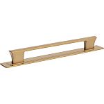 Atlas Homewares 7-9/16" (192mm) Center-to-Center Zander Cabinet Pull and Backplate