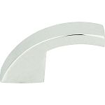 Atlas Homewares  1-3/4" (44mm) Hook Cabinet Pull (Polished Chrome)