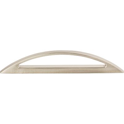 Atlas Homewares  3-3/4" (96mm) Center-to-Center Moon Cabinet Pull (Brushed Nickel)