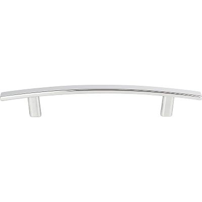 Atlas Homewares  5" (128mm) Center-to-Center Curved Line Cabinet Pull (Polished Chrome)