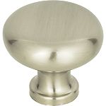 Atlas Homewares  1-1/4" (32mm)  Round Cabinet Knob (Brushed Nickel)