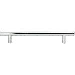 Atlas Homewares Euro-Tech 6-5/16" (160mm) Center-to-Center Linea Rail Cabinet Pull (Polished Chrome)