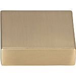 Atlas Homewares Successi 1-1/4" (32mm) Thin Square Knob (Champagne)